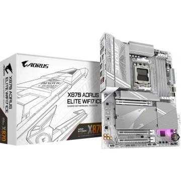 Placa de baza Gigabyte X870 Aorus Elite WIFI7 Ice AM5