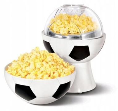 Aparat pentru preparat popcorn in forma de minge fotbal