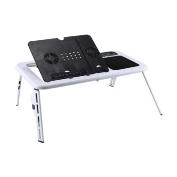 Masuta multifunctionala pentru laptop cu 2 ventilatoare