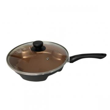 Tigaie din ceramica Steel AirFry cu capac de sticla 28 cm de la Www.oferteshop.ro - Cadouri Online