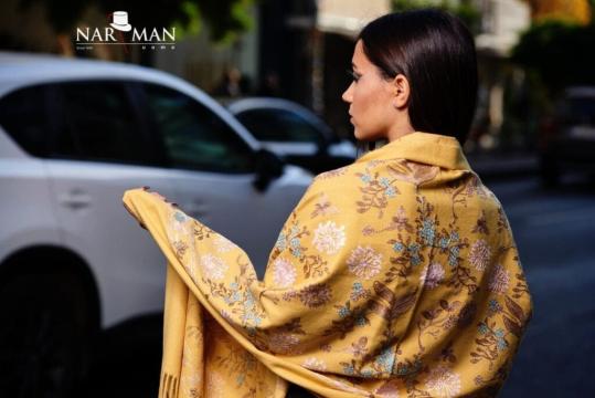 Sal brodat elegant din casmir si lana SLC15