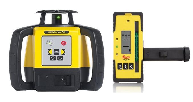 Nivela laser verde rotativa Rugby 640G - Alkaline A150