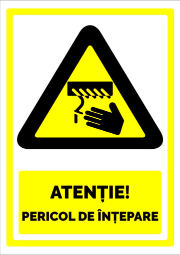 Indicator atentie pericol de intepare