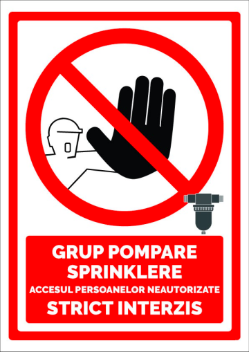 Indicator pentru grup pompare sprinklere de la Prevenirea Pentru Siguranta Ta G.I. Srl