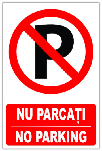 Indicator pentru parcare nu parcati no parking de la Prevenirea Pentru Siguranta Ta G.I. Srl