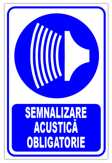 Indicator semnalizare acustica obligatorie