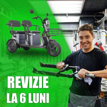 Revizie 6 luni triciclu electric persoane