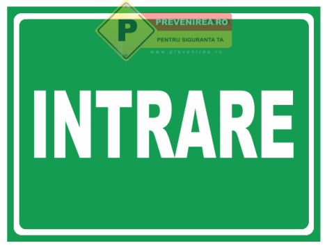 Indicator verde intrare