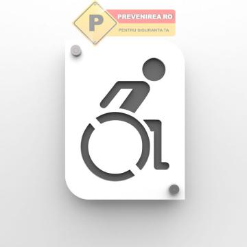 Placuta pentru persoane cu dizabilitati