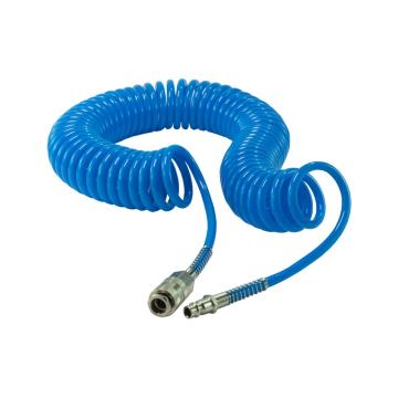 Furtun pneumatic spiralat PU 5x8 mm, 10 m de la Rykdom Trade Srl