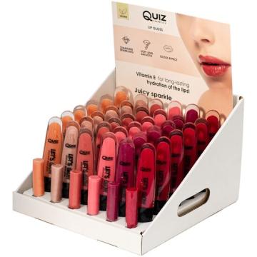 Set 24 bucati Gloss de buze + 6 testere Let's Glow, Quiz