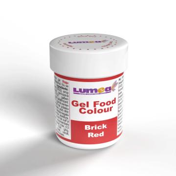 Colorant alimentar gel rosu caramiziu, 30g de la Lumea Basmelor International Srl