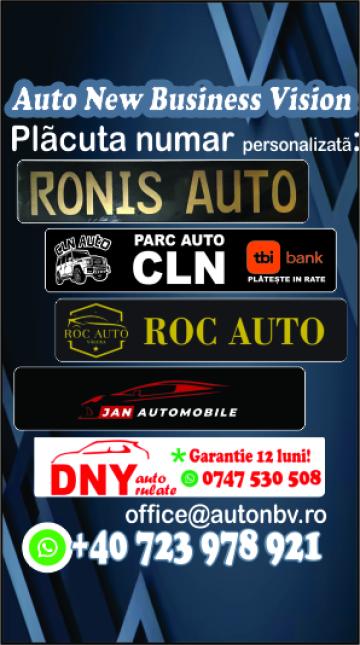 Placuta numar auto - personalizata