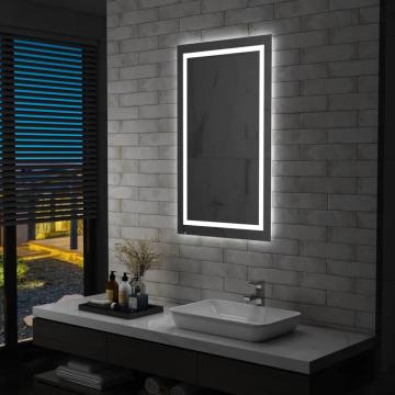 Oglinda cu LED de baie, cu senzor tactil, 60 x 100 cm de la VidaXL