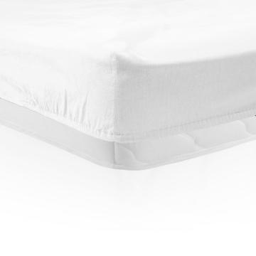 Cearceaf pat cu elastic 180x200 cm alb de la Transilvania Euro Tour Srl