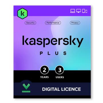 Licenta digitala Kaspersky Plus 3 Dispozitive | 2 ani de la Digital Content Distribution LTD
