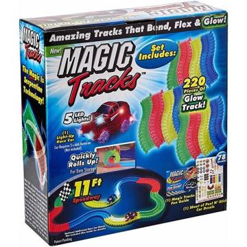 Jucarie Pista flexibila curse masinute Magic Tracks 220piese