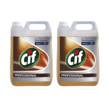 Detergent pentru suprafete din lemn Cif Pro Formula 2x5l