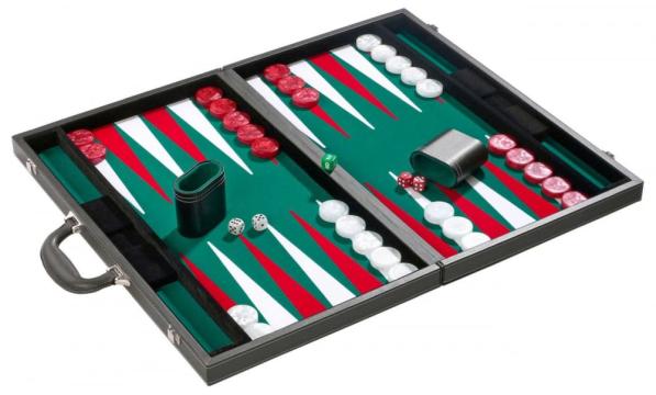 Set joc table Backgammon in stil Casino Mare 53x64 cm
