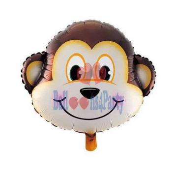 Balon folie cap de Maimuta 45cm