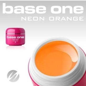 Gel unghii Color Neon Orange Base One - 5ml