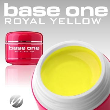 Gel unghii Color Royal Yellow Base One - 5ml