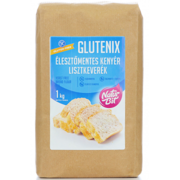 Mix de faina fara gluten fara drojdie Glutenix 1kg de la Naturking Srl
