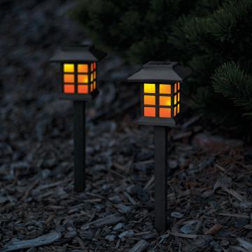 Lampa solara LED imitatie flacara Garden of Eden , 38 cm