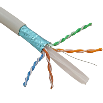 Cablu FTP, cat 6E, cupru 100%, manta LSZH 305m