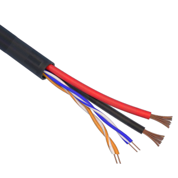 Cablu date UTP + alimentare 2x1.5, protectie UV - Elan, 305m