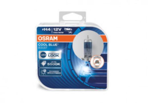 Set becuri H4 100/90W Osram Cool Blue Boost Offroad