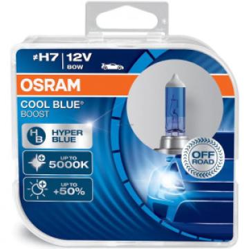 Set becuri H7 80W Osram Cool Blue Boost Offroad