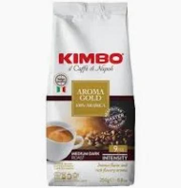 Cafea boabe, Kimbo Aroma Gold 100% Arabica, 250g