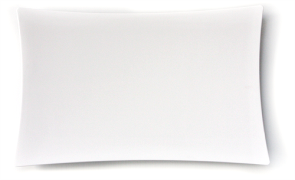 Platou servire melamina Raki, 45x28xh1cm, alb de la Kalina Textile SRL