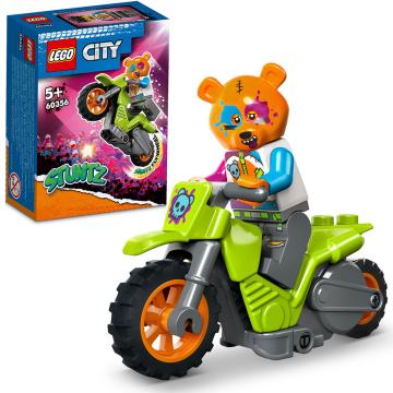 Lego City Motocicleta de cascadorie cu urs, LEGO60356 de la Etoc Online