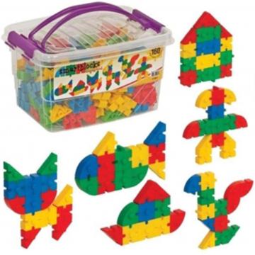 Joc set constructie Smart Blocks, cutie 160 piese, DEDE1907