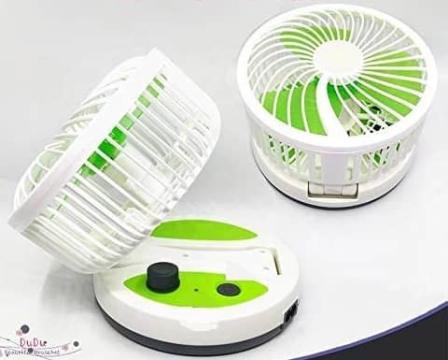 Ventilator de masa reincarcabil, cu lumina LED