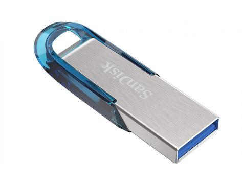 Memorie USB SanDisk Ultra Flair, 64GB, USB 3.0, blue de la Etoc Online