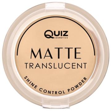 Pudra Matte translucent Quiz Cosmetics nr 01, 10g de la M & L Comimpex Const SRL