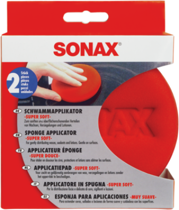 Burete moale pentru aplicarea solutiilor, set 2 buc Sonax