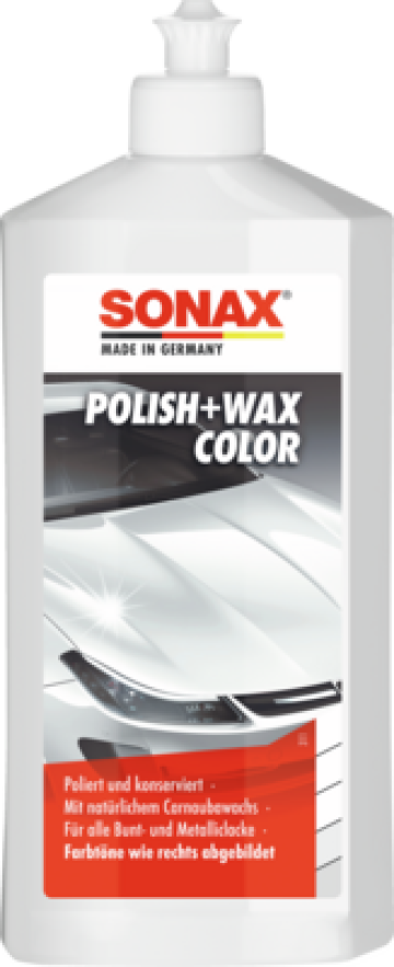 Polish & ceara Sonax alb 500ml de la Auto Care Store Srl
