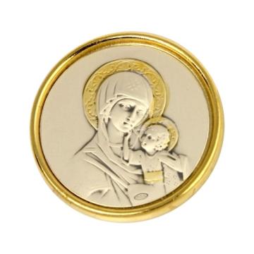 Iconita argintata pentru botez Fecioara Maria de la Krbaby.ro - Cadouri Bebelusi