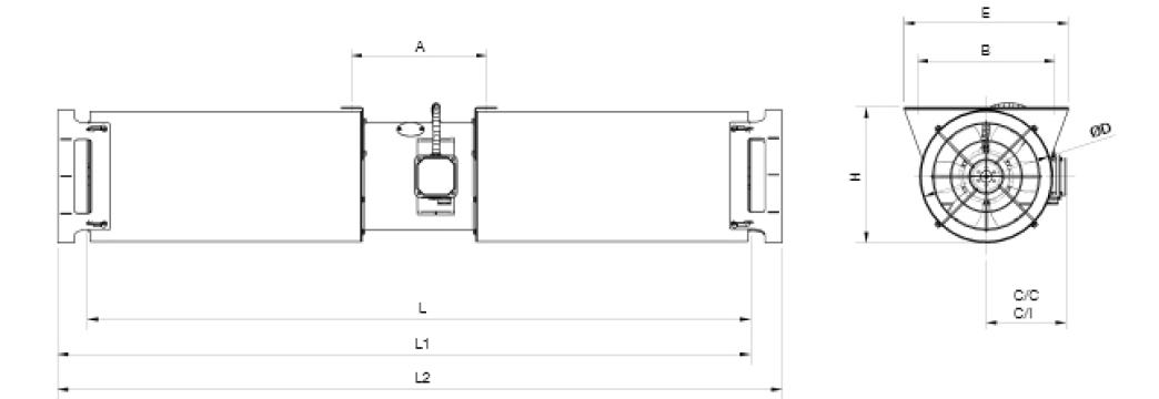 Ventilator TJHT 2/4 -400 de la Ventdepot Srl