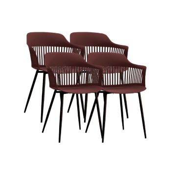 Set 4 scaune bucatarie, living cu spatar Raki Florida de la Kalina Textile SRL