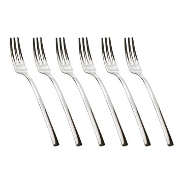 Set 6 furculite desert Inoxriv Medea, inox, L15cm de la Kalina Textile SRL