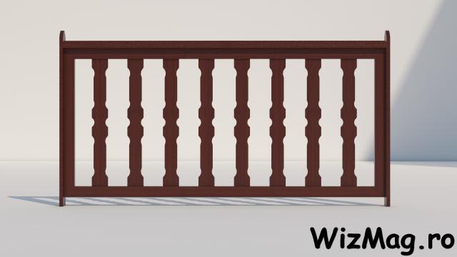 Balustrada lemn foisoare Alpin de la Wizmag Distribution Srl