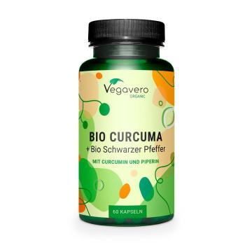 Supliment alimentar Vegavero Curcumina + Piperina Organic de la Krill Oil Impex Srl