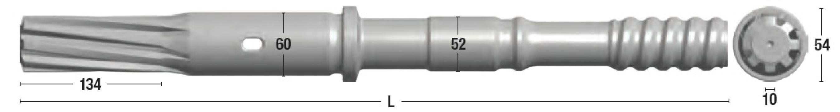 Adaptor (shank adaptor) pentru Atlas Copco COP1840HEX/1850