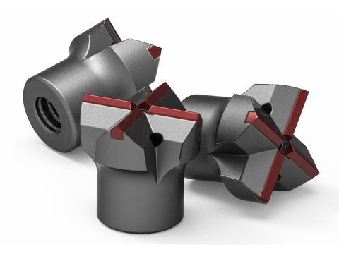 Sapa cu tais in cruce, cu carbura (T52) / Carbide Cross Bit