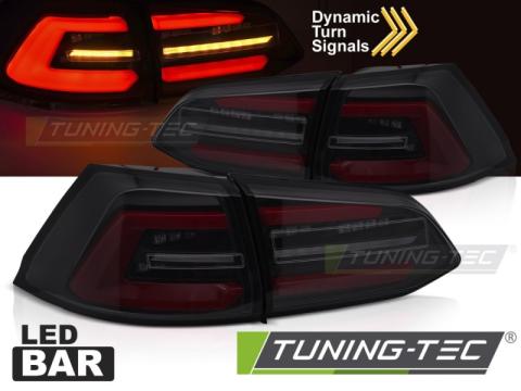 Stopuri LED negru fumuriu W/rosuSEQ Vw Golf 7 17-19 SW de la Kit Xenon Tuning Srl